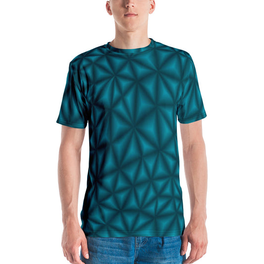 Men's Teal Abstract t-shirt