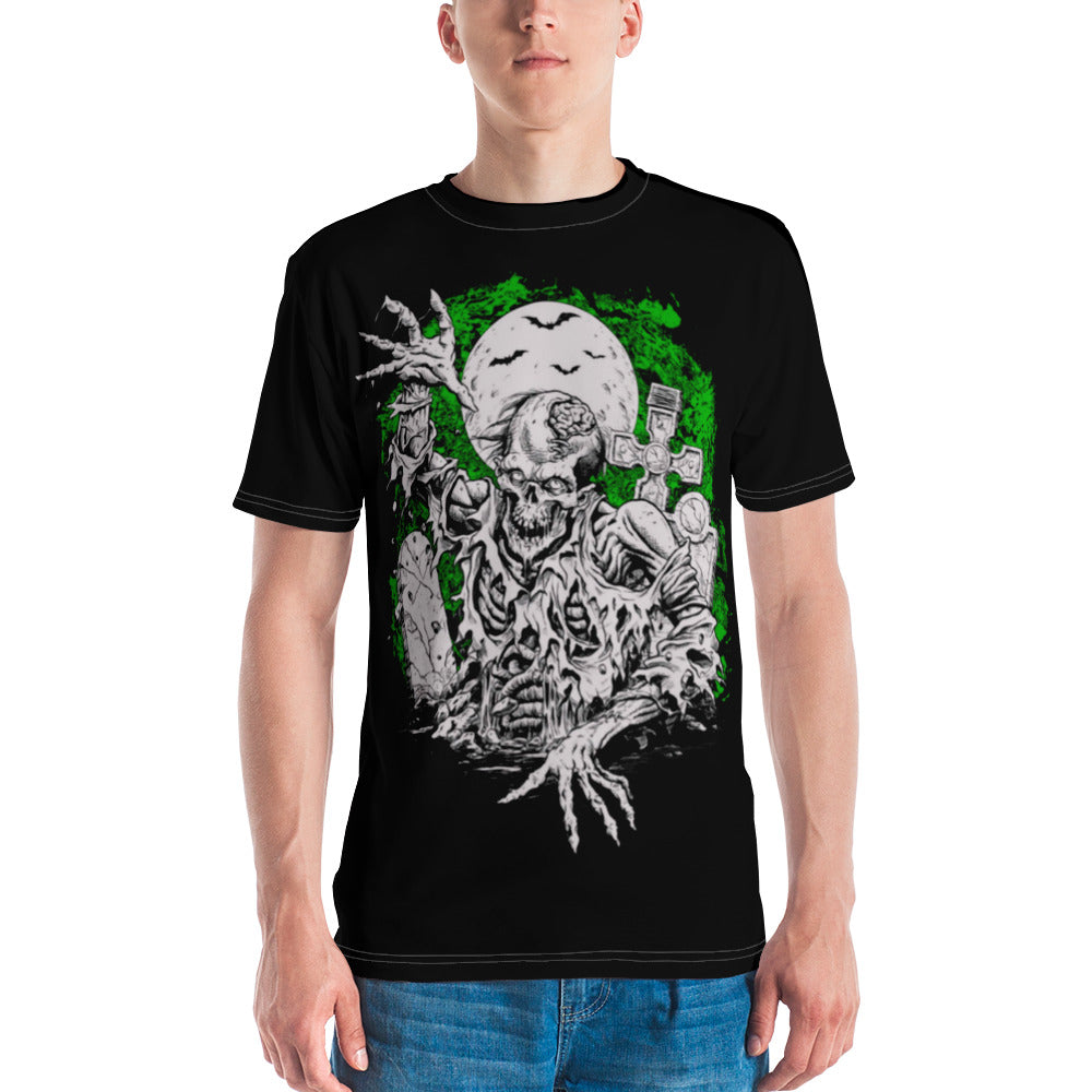 Zombie Rising From Grave Men's t-shirt