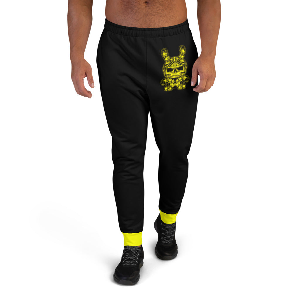 Men's Black & Yellow B RABB Joggers