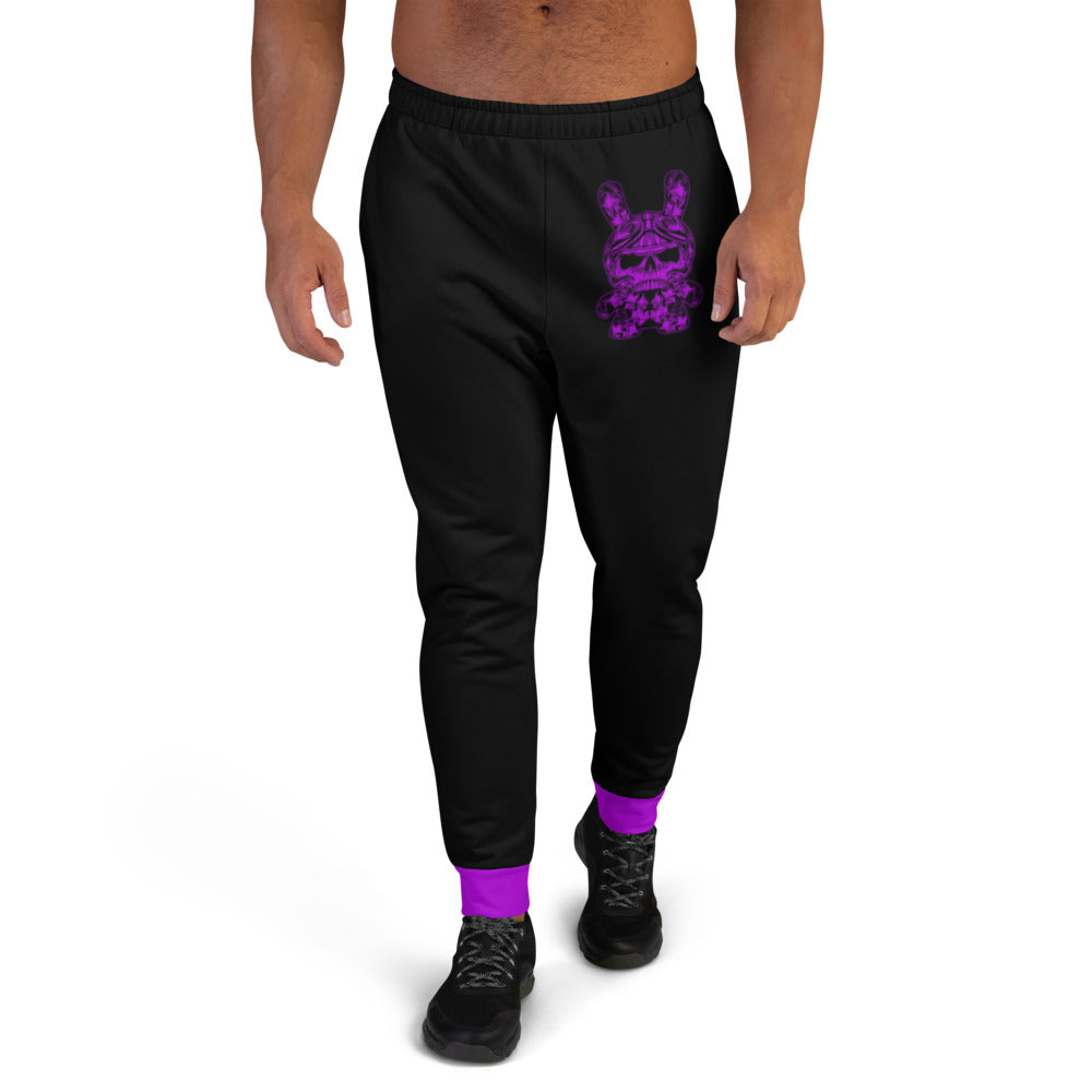 Men's Black & Purple B RABB Joggers