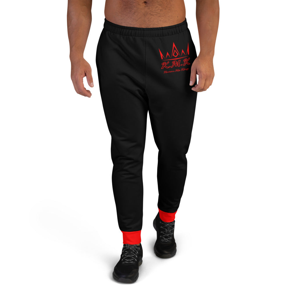 Black & Red Krown Me King Men's Joggers