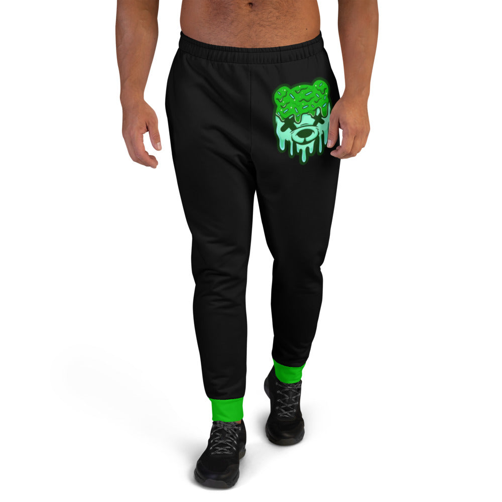 Green & Teal Ice Cream Teddy Men's Joggers