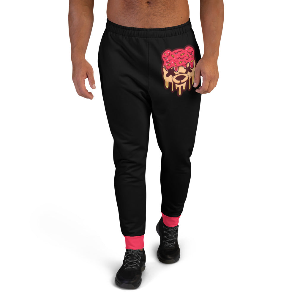 Red & Tan Ice Cream Teddy Men's Joggers