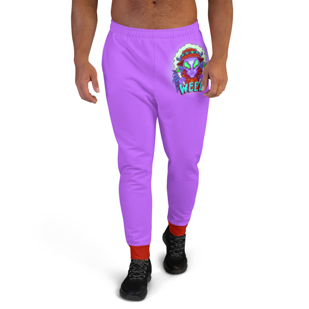 Alien Stoners Only Purple & Red Men's Joggers