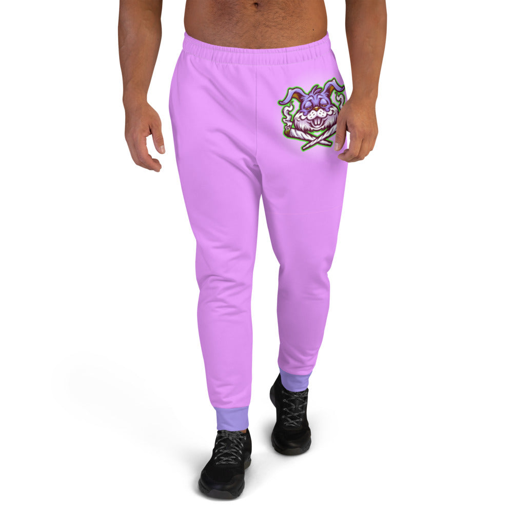 Purple & Blue Stoners Only Rabbit Men's Joggers