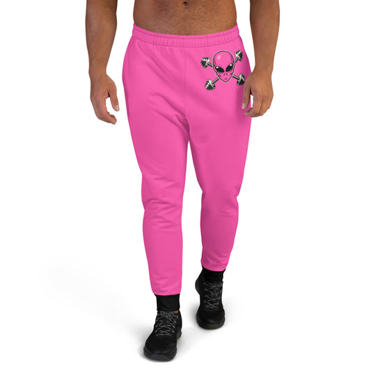 Men's Pink Alien Gym Joggers