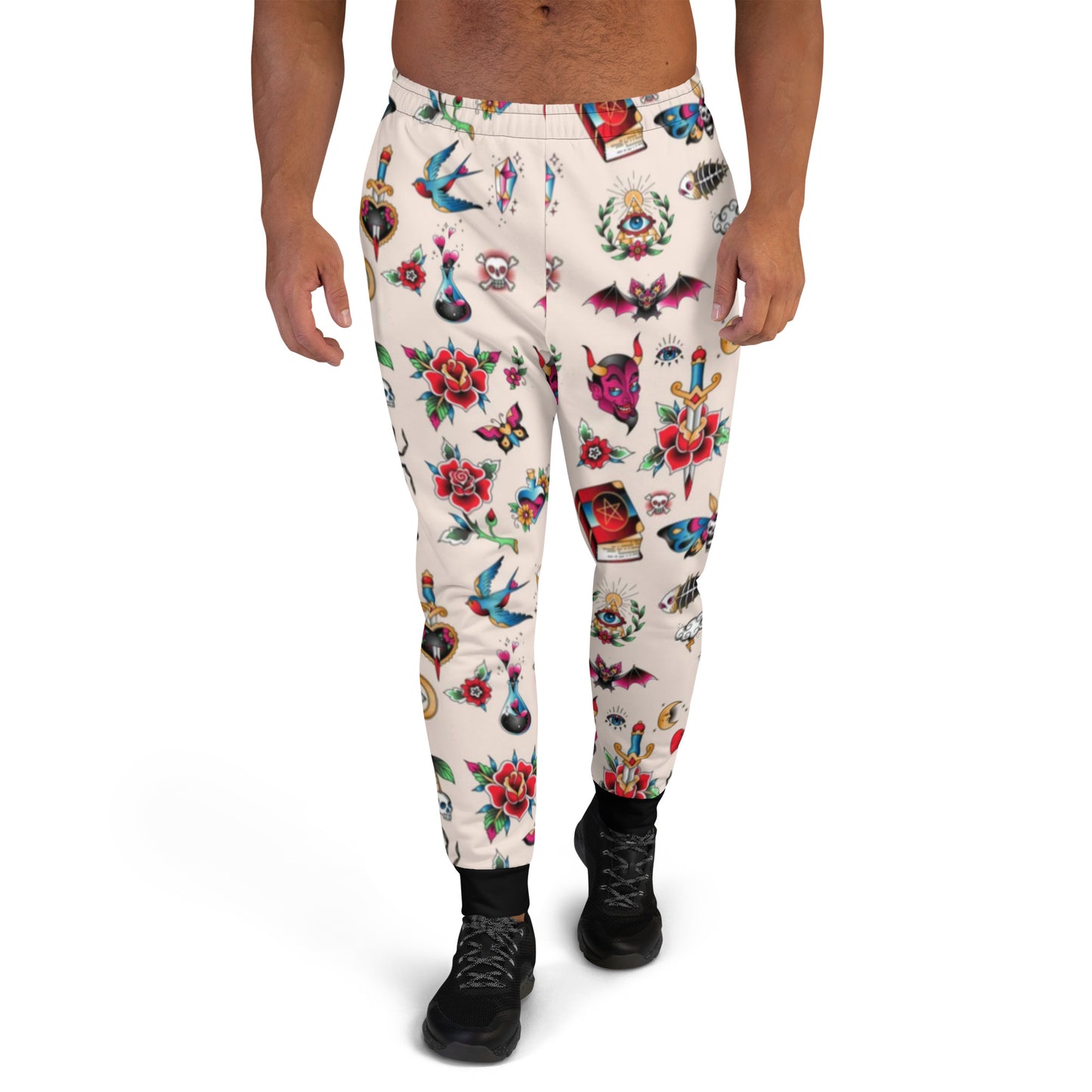 Tattoo Style Men's Joggers