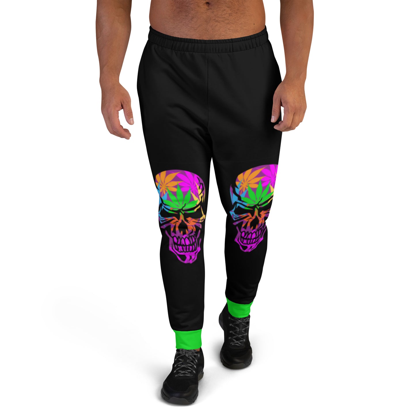 Men's Psychedelic Skull Joggers