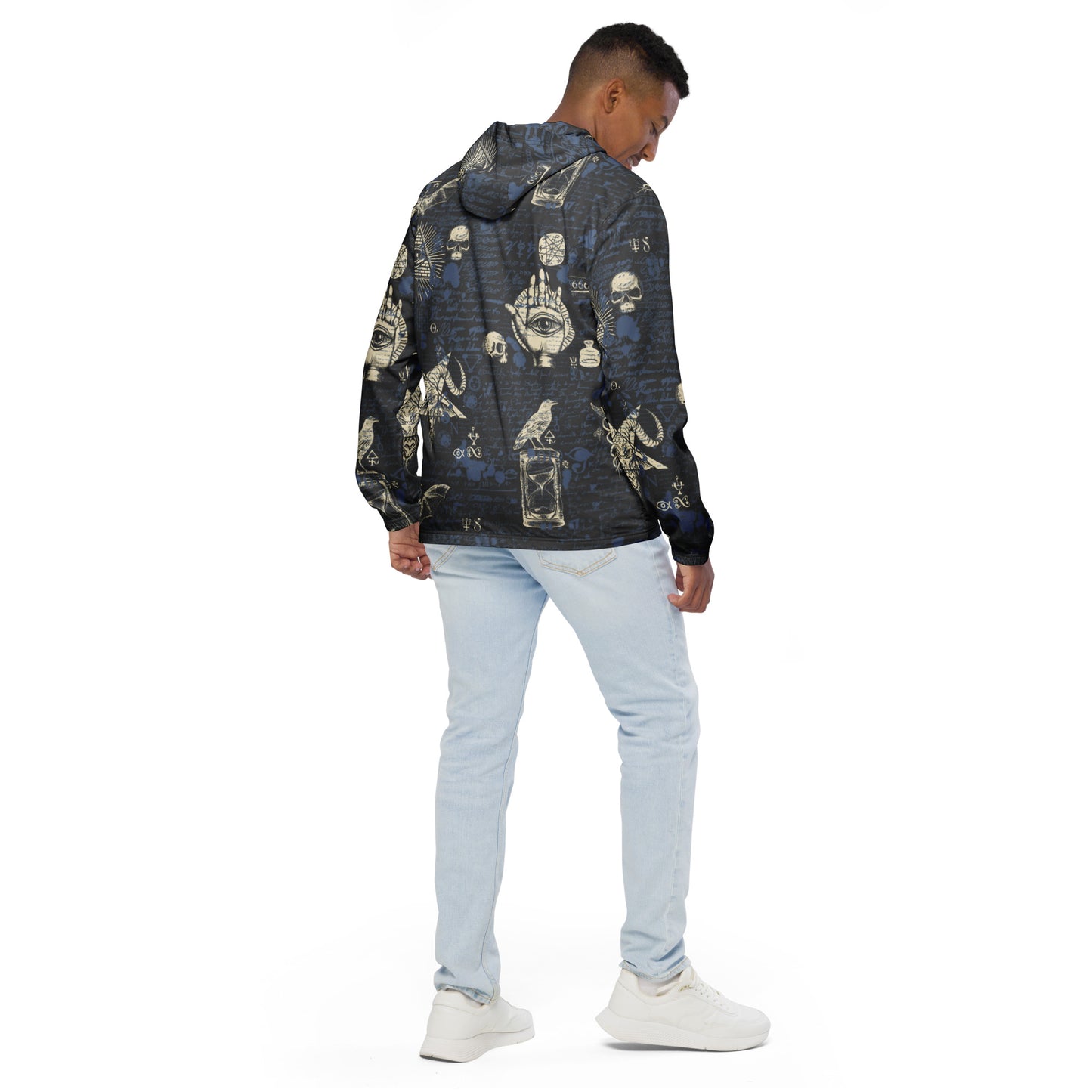 Abstract Satanic Men’s windbreaker