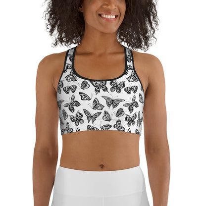 Cute Butterfly Sports bra