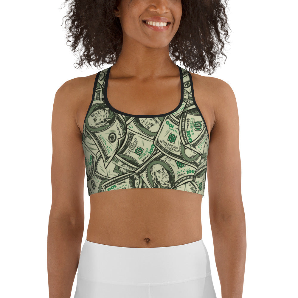 Get To The Money Sports bra