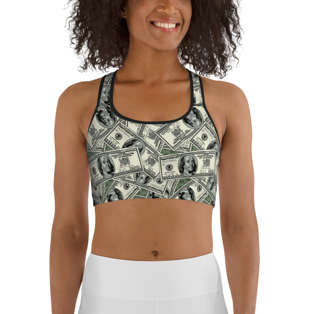 Get To The Money Sports bra