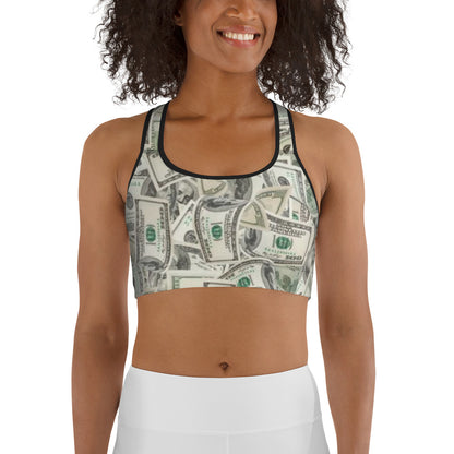 Get To The Money Sports bra