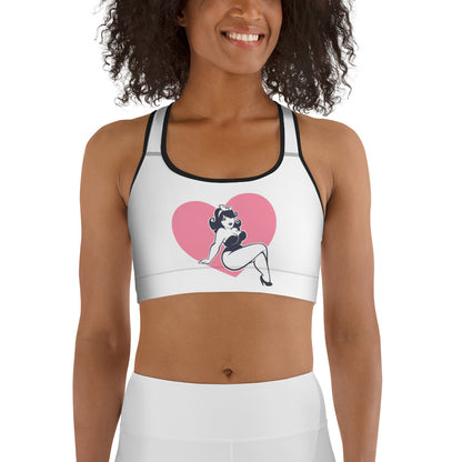 Happy Pinup Girl Sports bra