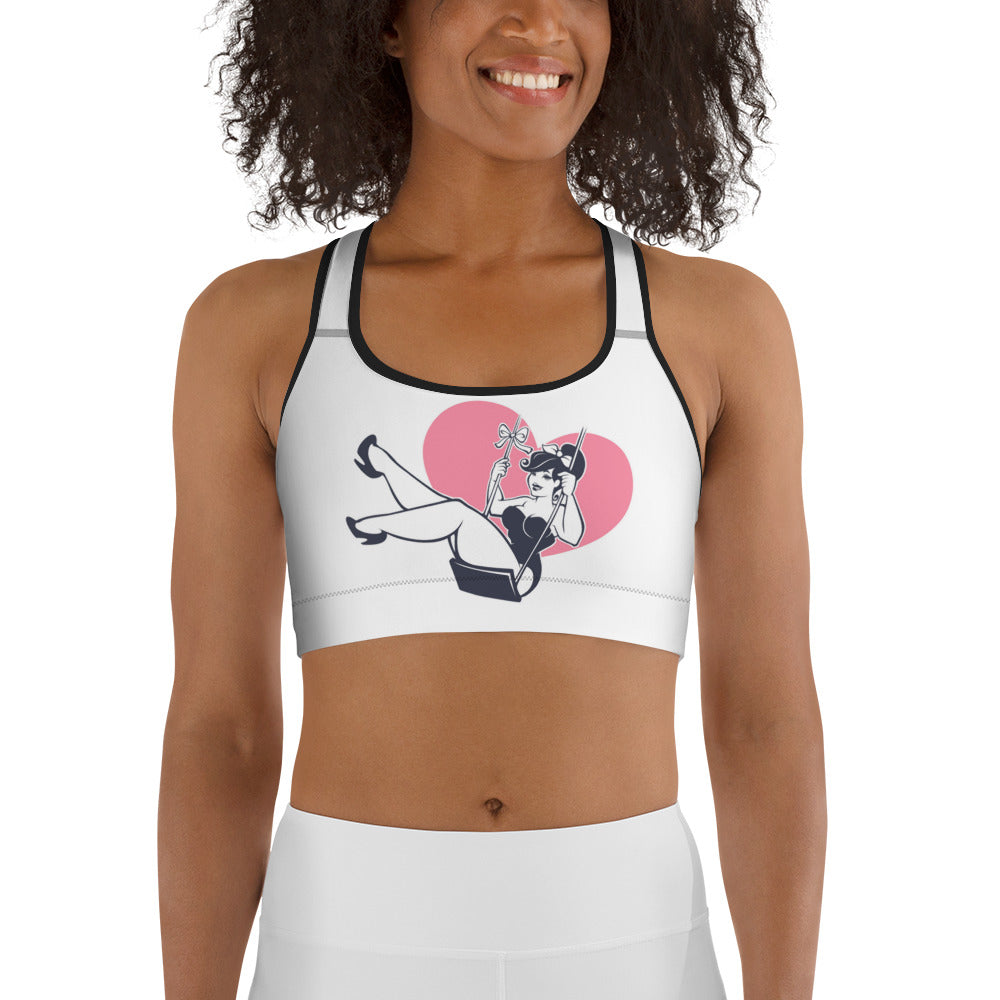 Happy Pinup Girl Sports bra