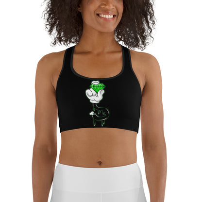 Green Blood Diamond Sports bra