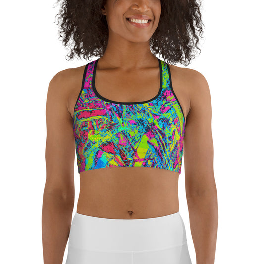 Psychedelic Sports bra