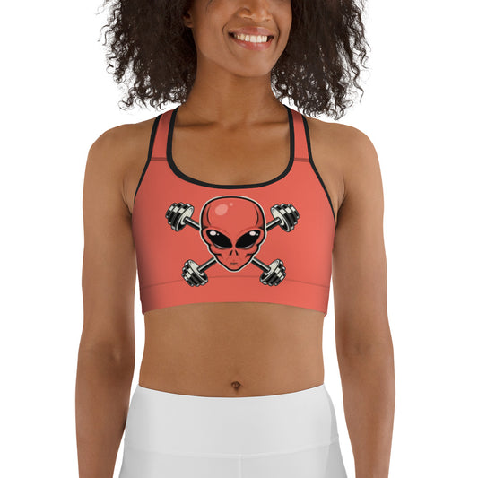 Red Alien Gym Sports bra