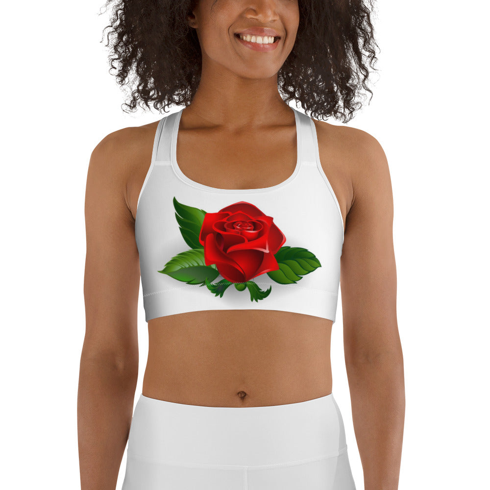 Red Rose Sports bra