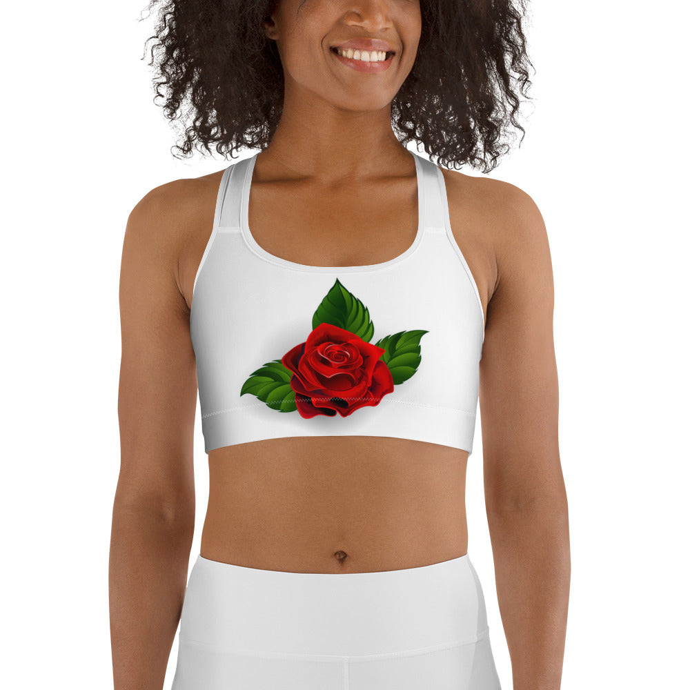 Red Rose Sports bra