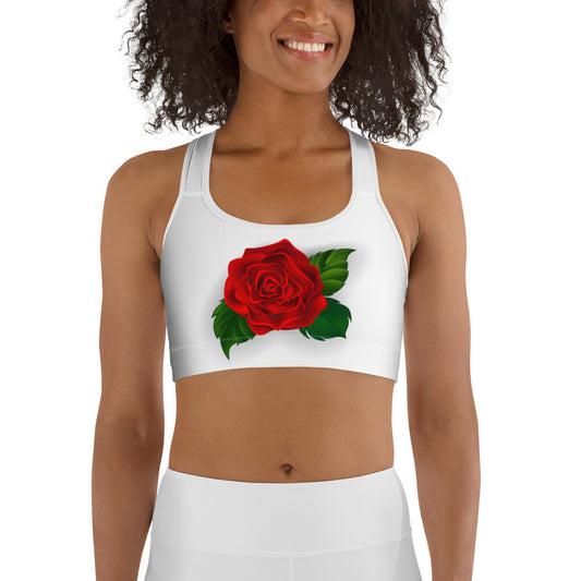 Red Rose Sports bra