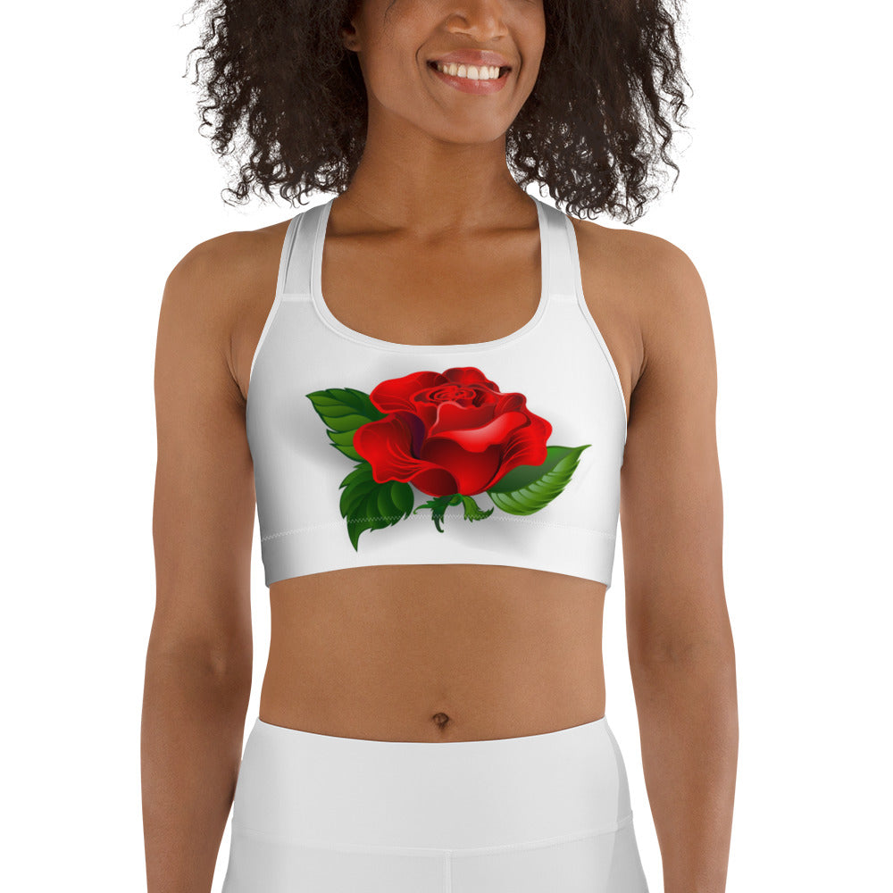 Red Rose Sports bra