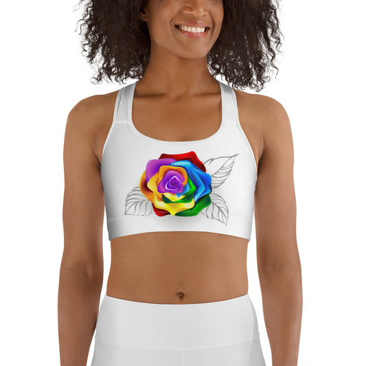 Rainbow Sports bra