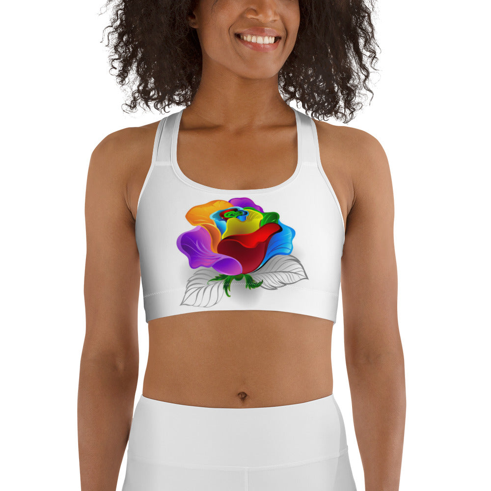 Rainbow Sports bra