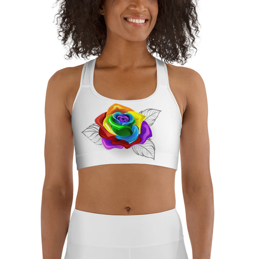 Rainbow Sports bra