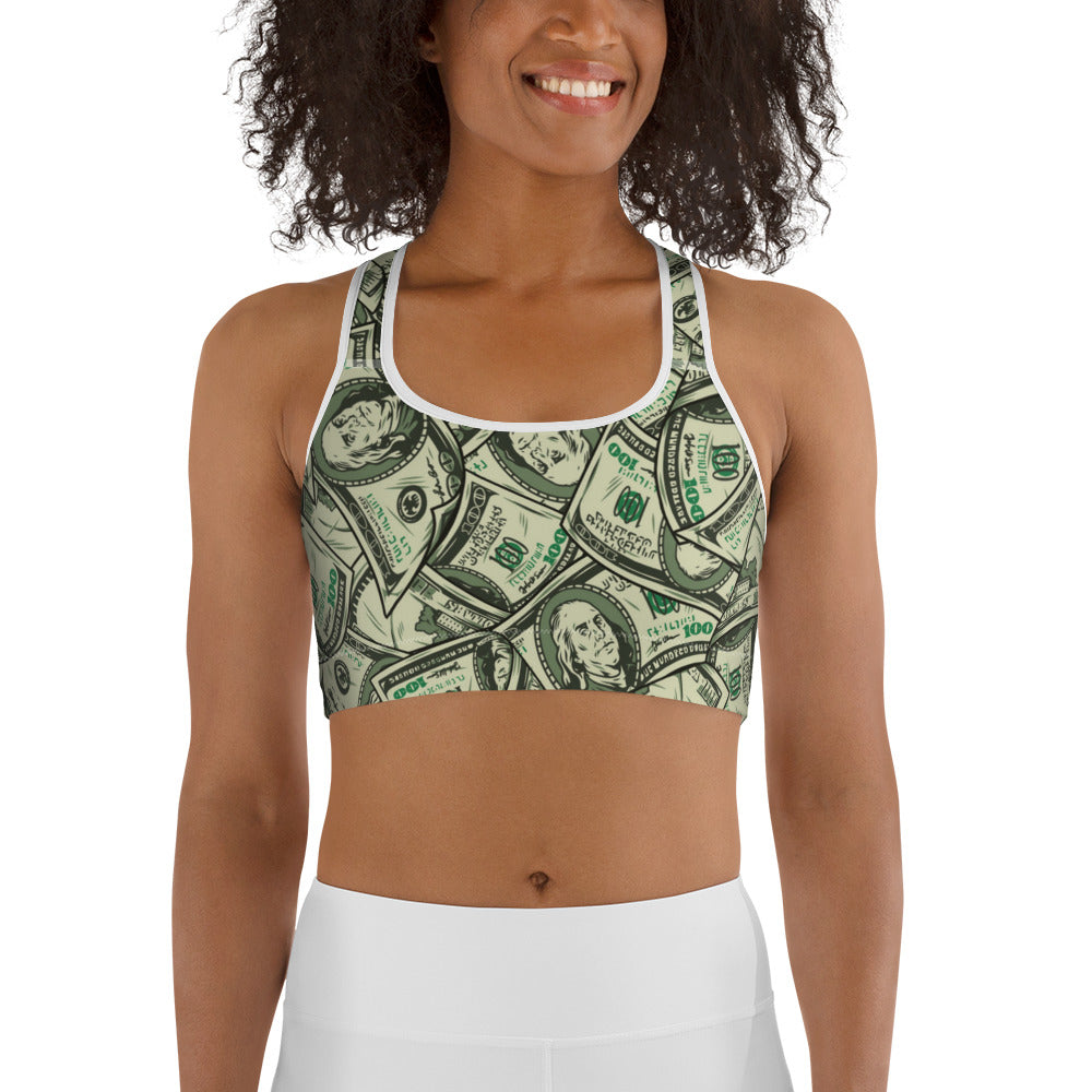 Get To The Money Sports bra