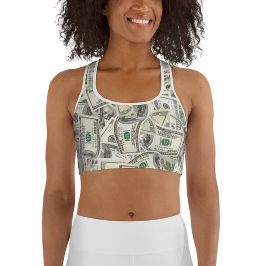 Get To The Money Sports bra