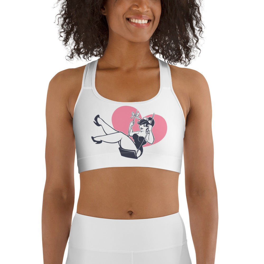 Happy Pinup Girl Sports bra