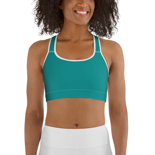 Teal Sports bra