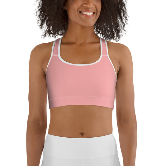 Peach Sports bra