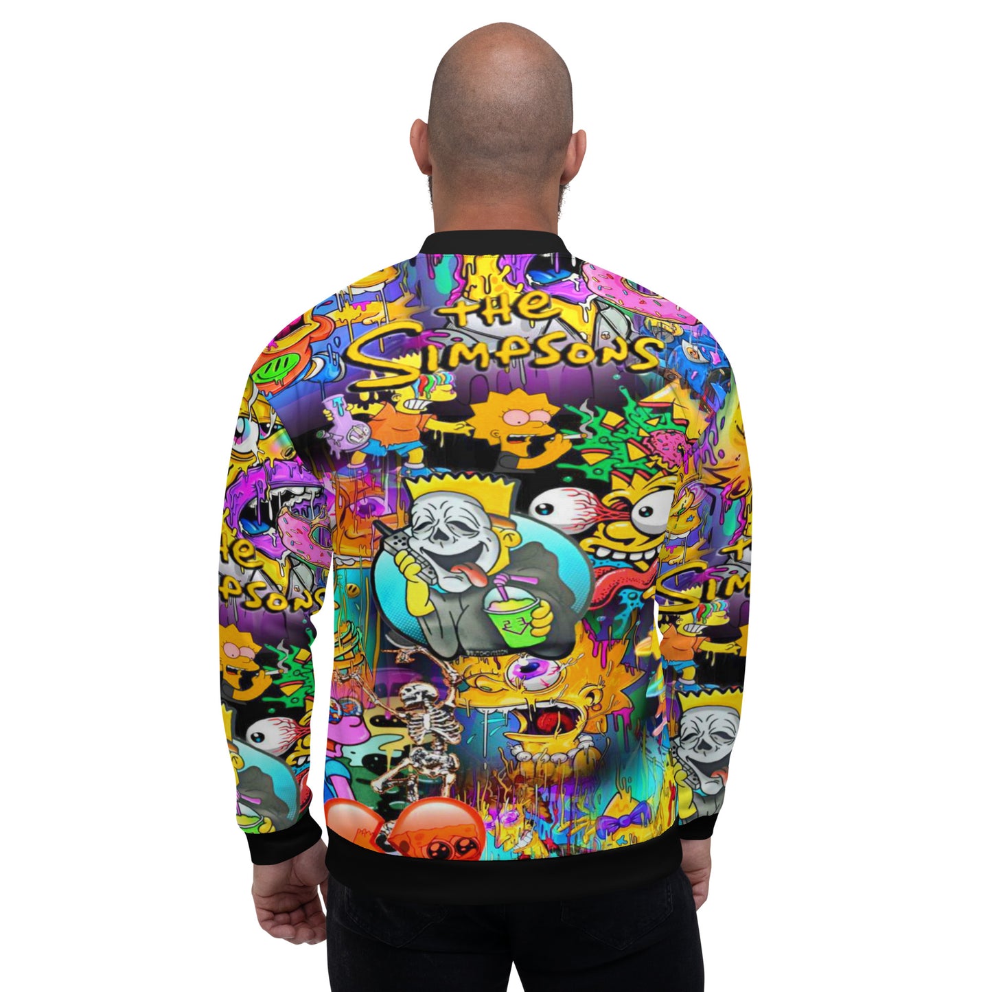 The Simpsons Trippy Unisex Bomber Jacket