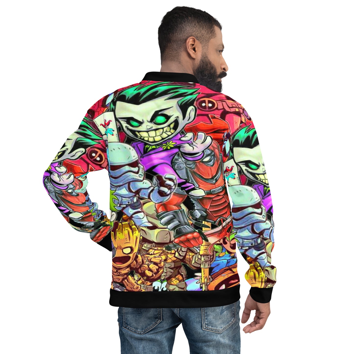 Cartoon Unisex Bomber Jacket