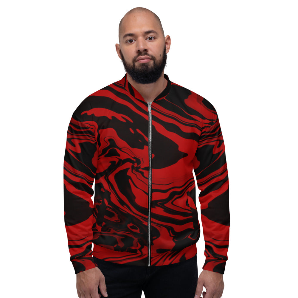 Go With The Flow Unisex Bomber Jacket