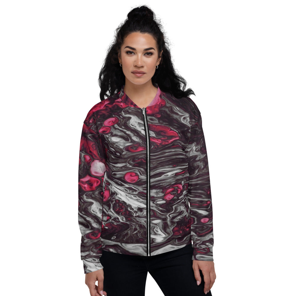 Go With The Flow Unisex Bomber Jacket