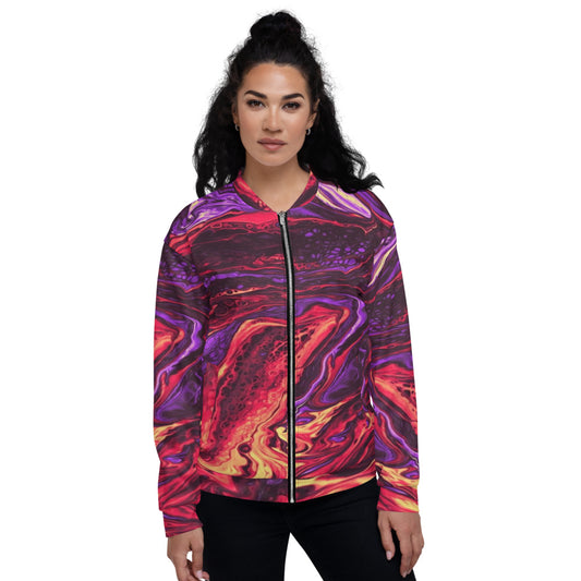 Go With The Flow Unisex Bomber Jacket