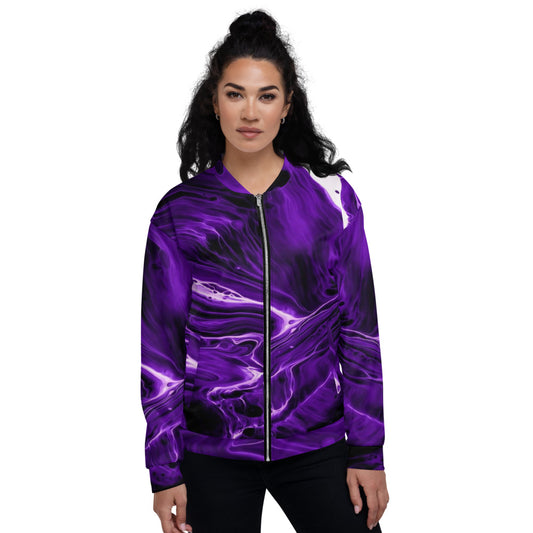 Go With The Flow Unisex Bomber Jacket