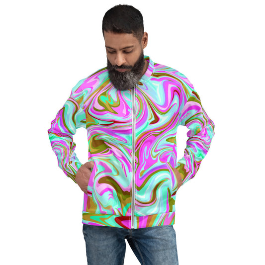 Dripping Sauce Colorful Unisex Bomber Jacket