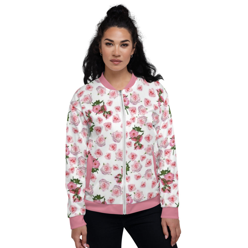 Cris'Sai's Pretty Little Flowers Women's Bomber Jacket