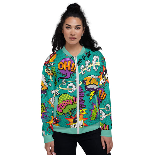 Comic Book Unisex Bomber Jacket