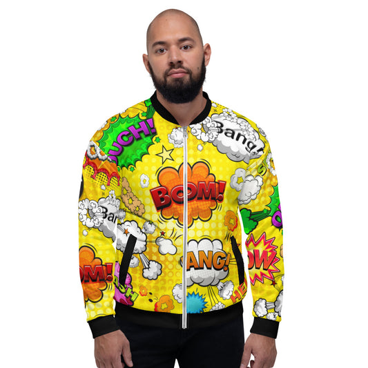 Comic Book Unisex Bomber Jacket