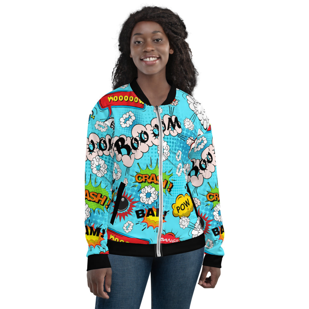 Comic Book Unisex Bomber Jacket