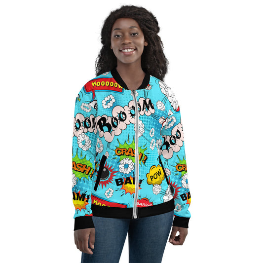 Comic Book Unisex Bomber Jacket