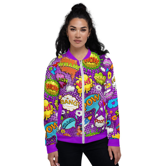 Comic Book Unisex Bomber Jacket