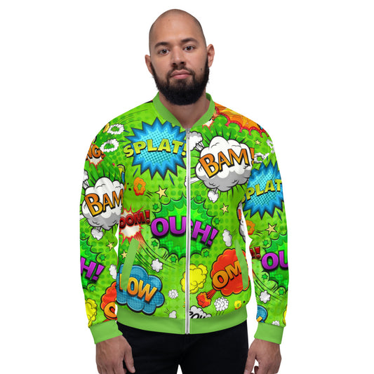 Comic Book Unisex Bomber Jacket