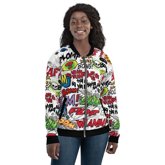 Comic Book Unisex Bomber Jacket