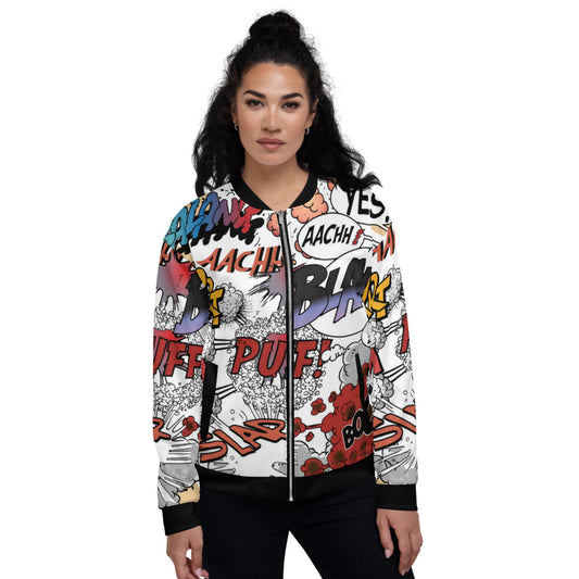 Comic Book Unisex Bomber Jacket